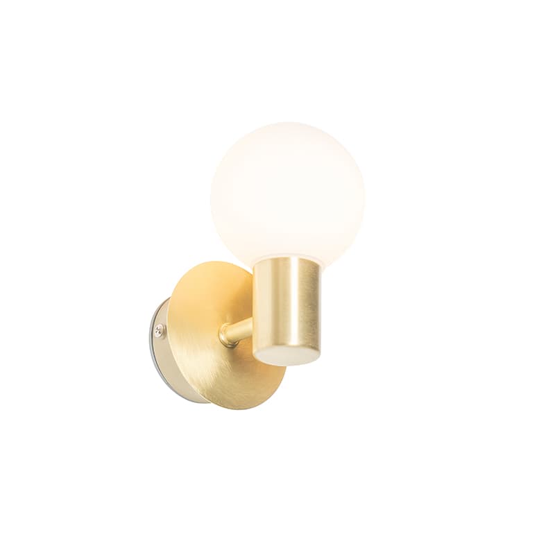 Moderná nástenná lampa zlatá IP44 - Cederic Up 1