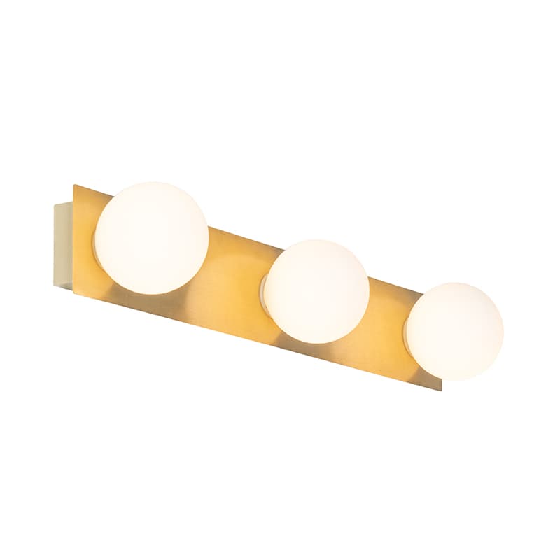 Moderná nástenná lampa zlatá 48 cm IP44 3-svetlo - Cederic 1