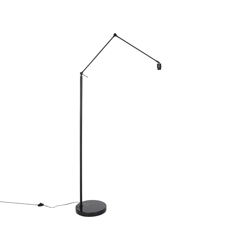 Moderná stojaca lampa čierna nastaviteľná - Editor 1