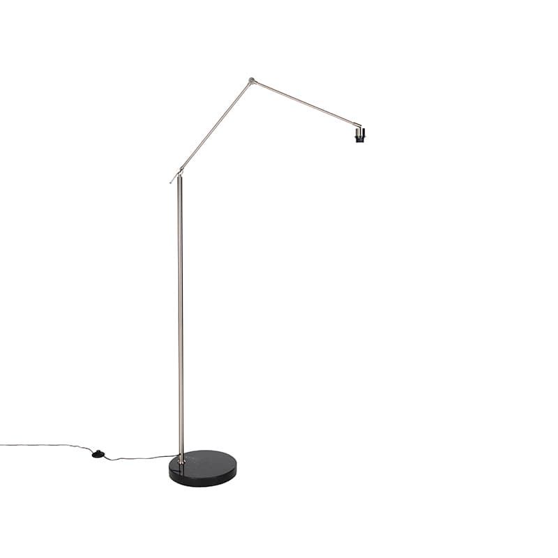 Moderná stojaca lampa oceľ nastaviteľná - Editor 1