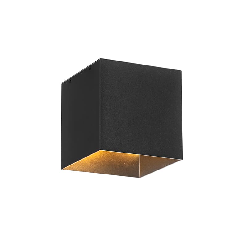 Vonkajšia nástenná lampa čierna so stmievacím svetlom a senzorom na solárny pohon - Charlotte 1