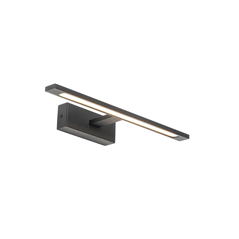 Moderná nástenná lampa čierna 41,5 cm vrátane LED IP44 - Jerre 1