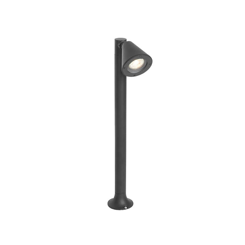 Moderný vonkajší stĺpikový svietidlo čierny 60 cm IP44 nastaviteľný - Ciara 1