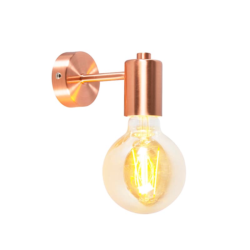 Inteligentná nástenná lampa Art Deco medená vrátane žiarovky G95 WiFi - Facil