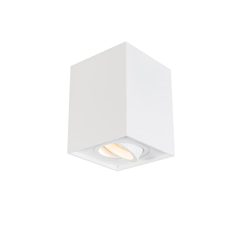 Inteligentný reflektor biely Vrátane WiFi GU10 Nastaviteľný - Quadro 1 Up