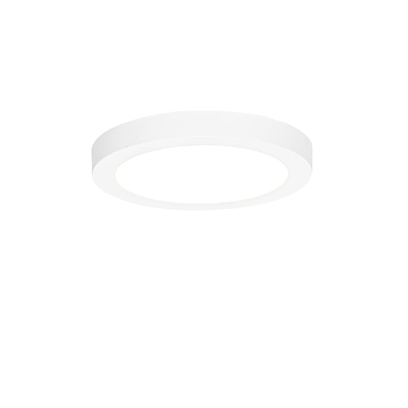 Prisadené alebo zapustené bodové svietidlo biele 18 cm vrátane LED 3-stupňové stmievanie do tepla s prepínačom Dip - Trans