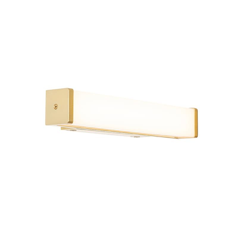 Kúpeľňová nástenná lampa mosadz 32 cm vrátane LED IP44 - Cascada