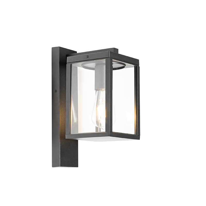 Priemyselná vonkajšia nástenná lampa čierna IP44 - Charlois 1