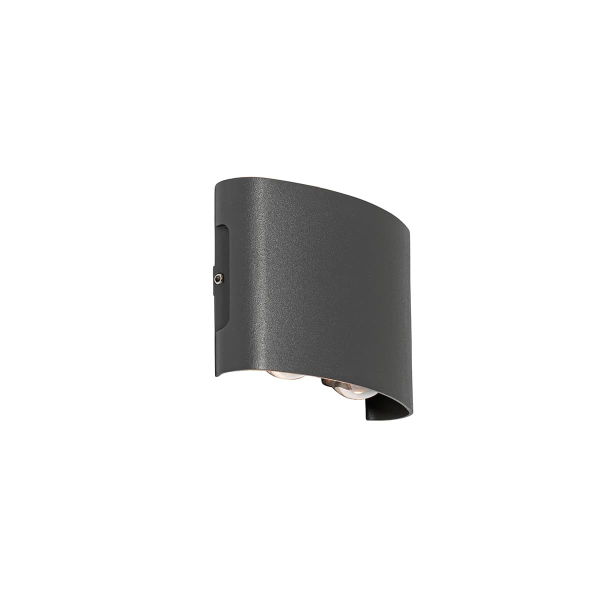 Vonkajšia nástenná lampa tmavosivá vrátane LED 4-svetlo IP54 - Silly 1