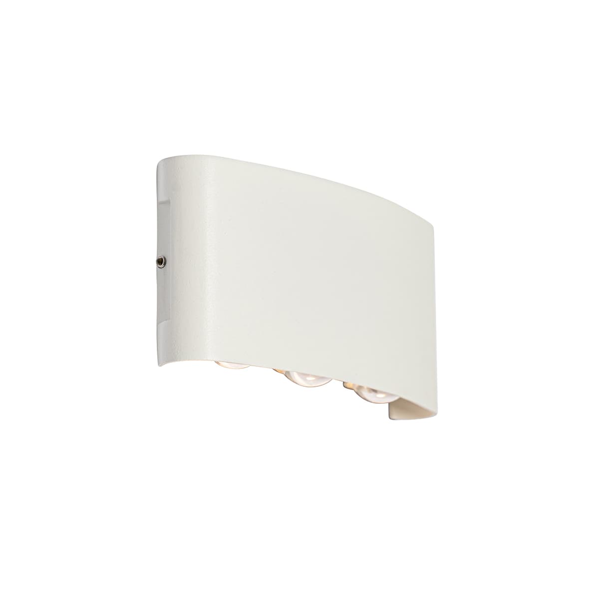 Vonkajšia nástenná lampa biela vrátane LED 6-svetlo IP54 - Silly 1