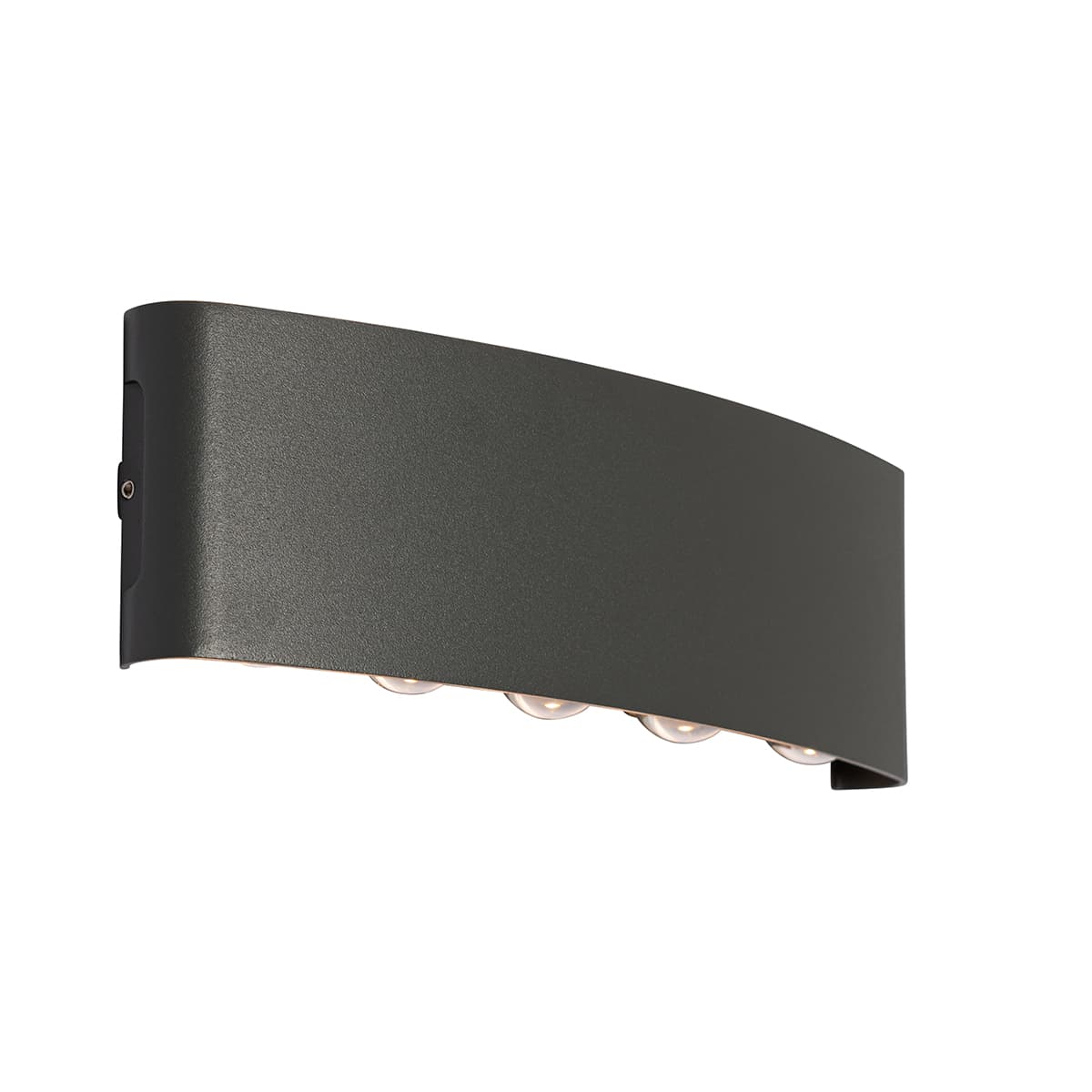 Vonkajšia nástenná lampa tmavosivá vrátane LED 10-svetlo IP54 - Silly
