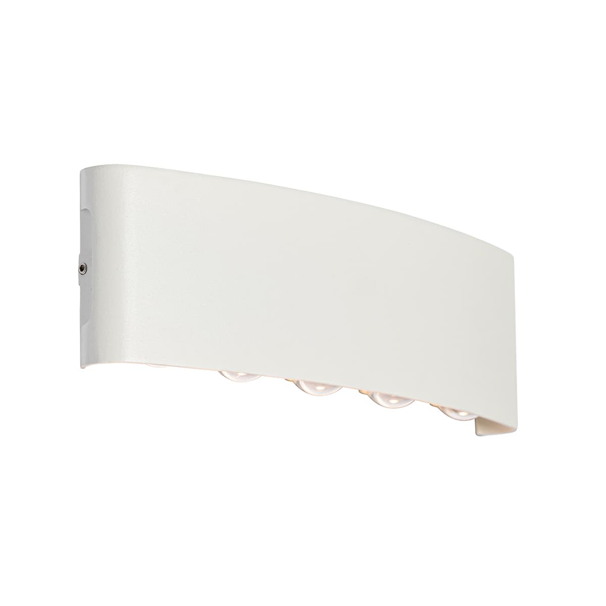 Vonkajšia nástenná lampa biela vrátane LED 10-svetlo IP54 - Silly 1