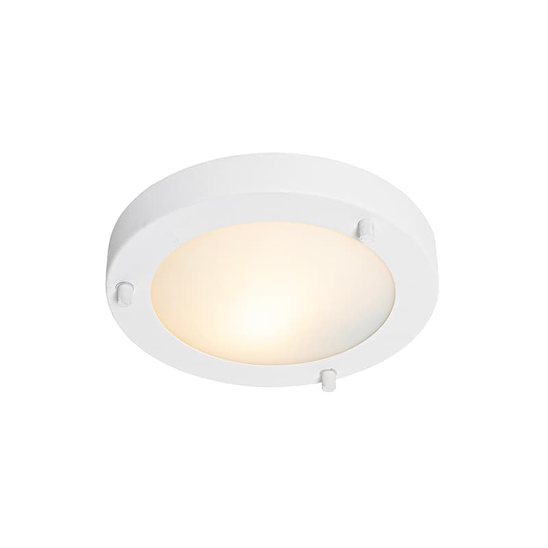 Moderné stropné svietidlo biele 18 cm IP44 - Yuma 1