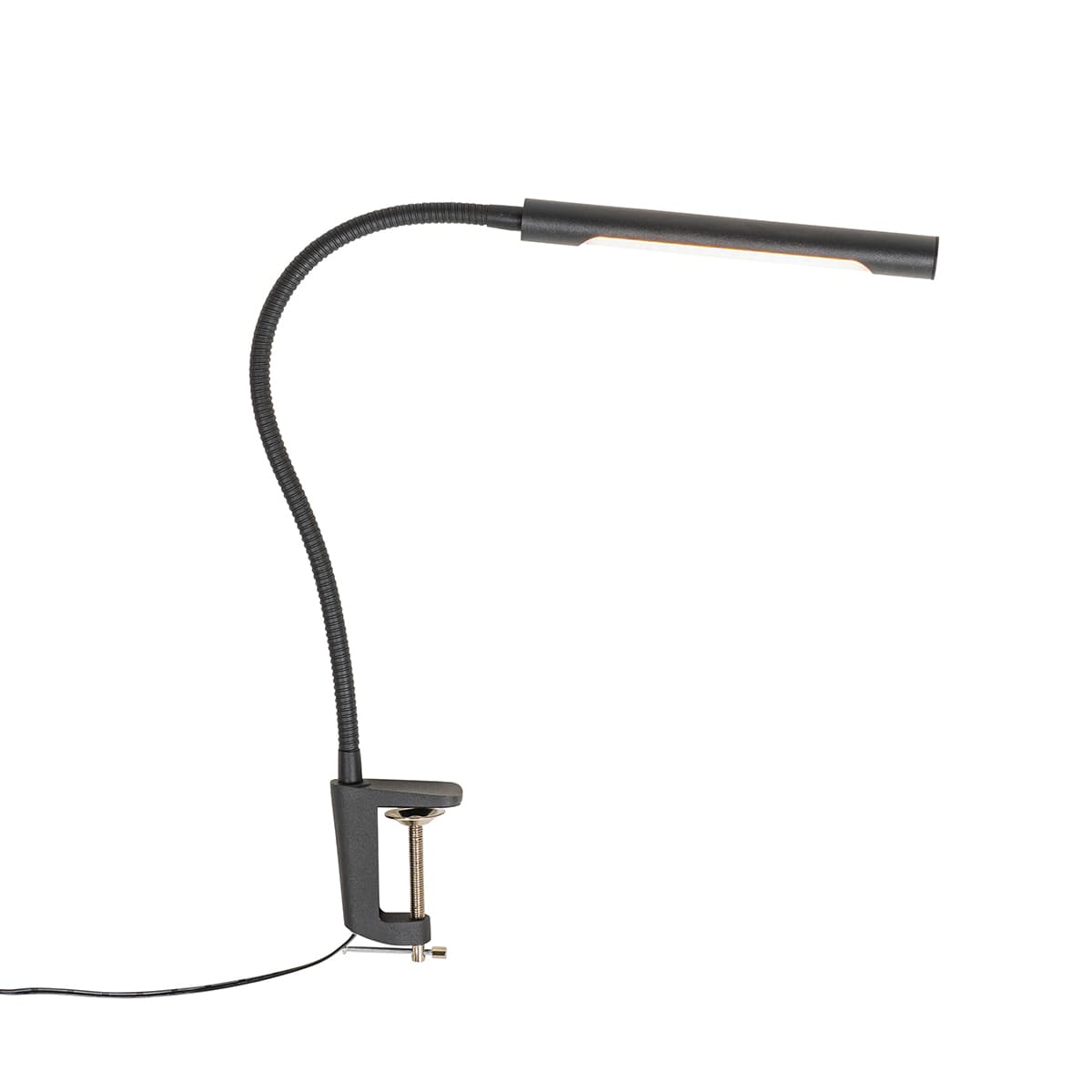 Svorová stolová lampa čierna vrátane LED s dotykovým stmievačom - Lionard 1