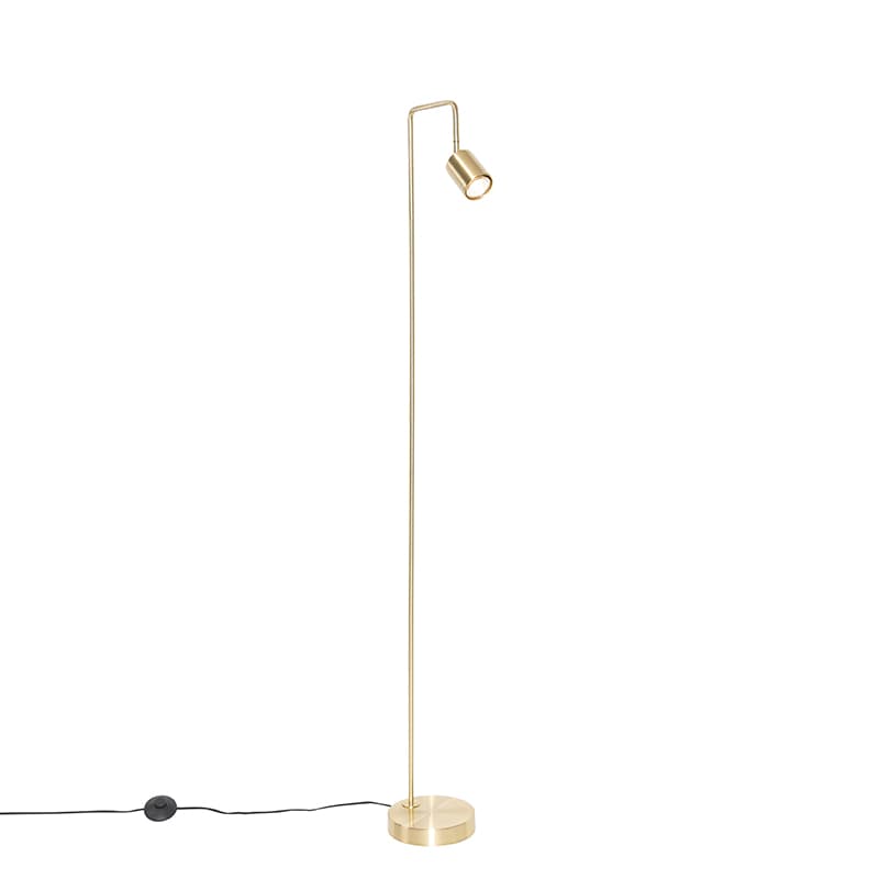 Moderná stojaca lampa mosadz nastaviteľná - Java