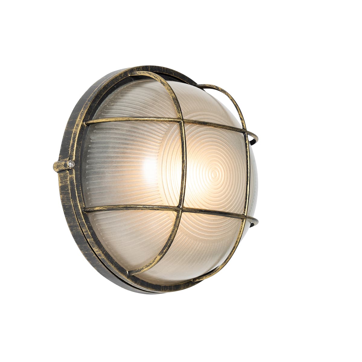 Priemyselná vonkajšia nástenná lampa staroružová IP44 - Hanneke 1