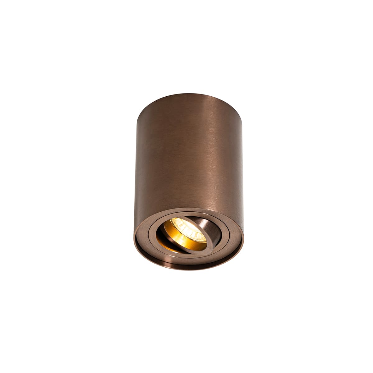 Inteligentný stropný reflektor tmavý bronz otočný a naklápací vrátane Wifi GU10 50mm - Rondoo Up 1