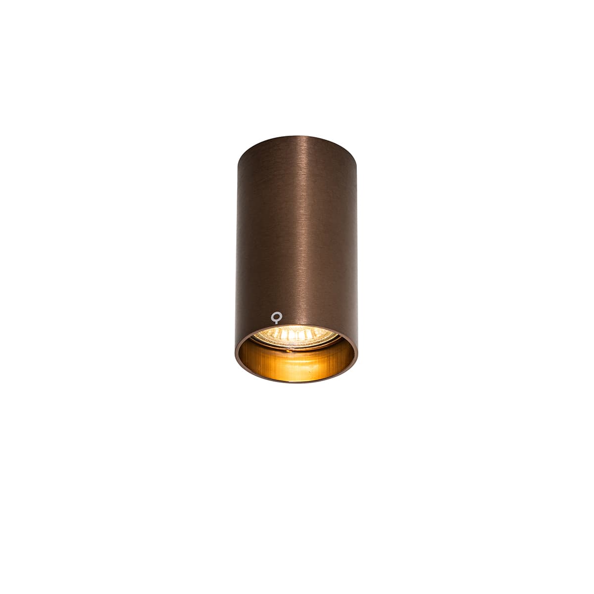 Inteligentný povrchový reflektor tmavý bronz vrátane Wifi GU10 50 mm - Tuba 1