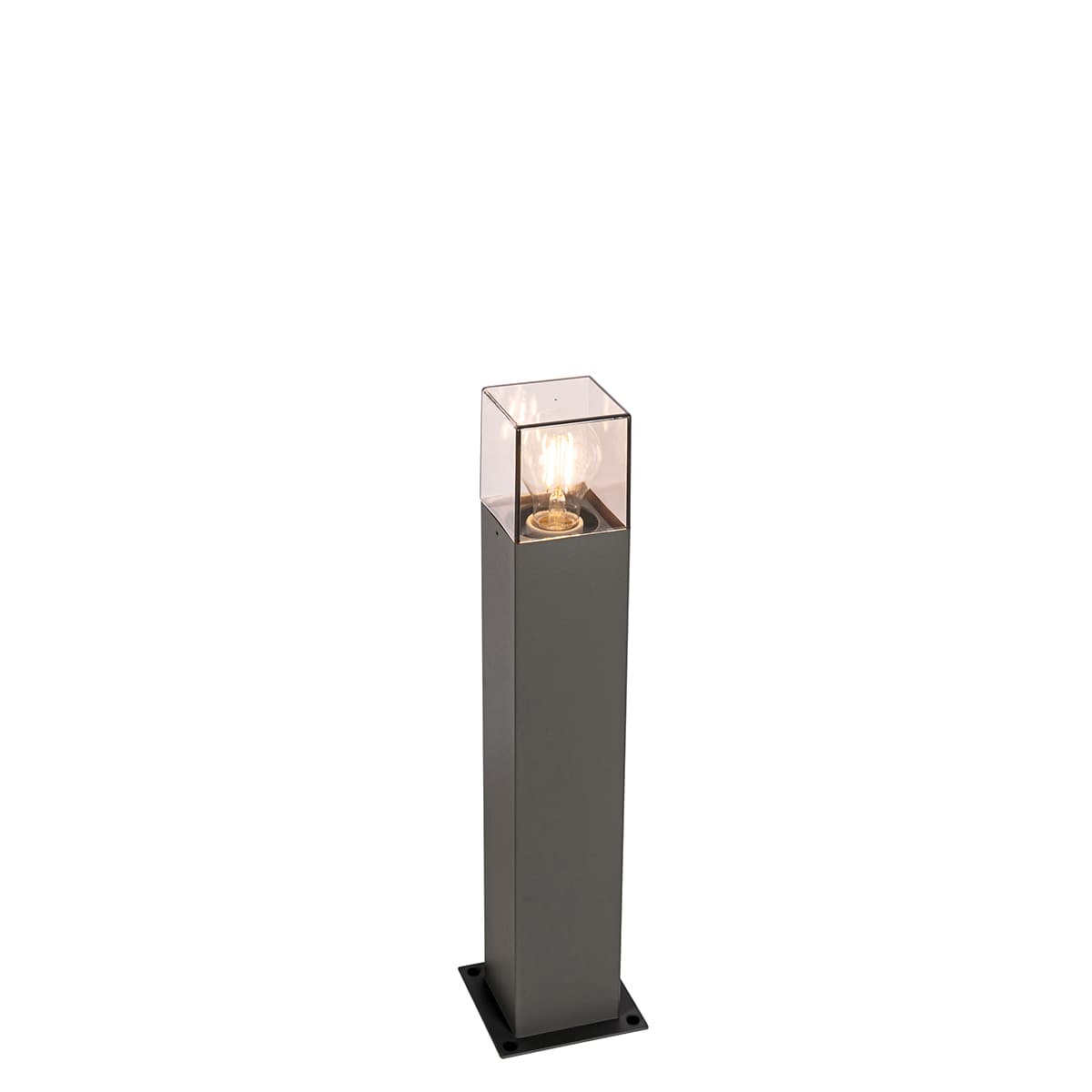 Moderná vonkajšia stojaca lampa 50 cm tmavosivá IP44 - Denmark