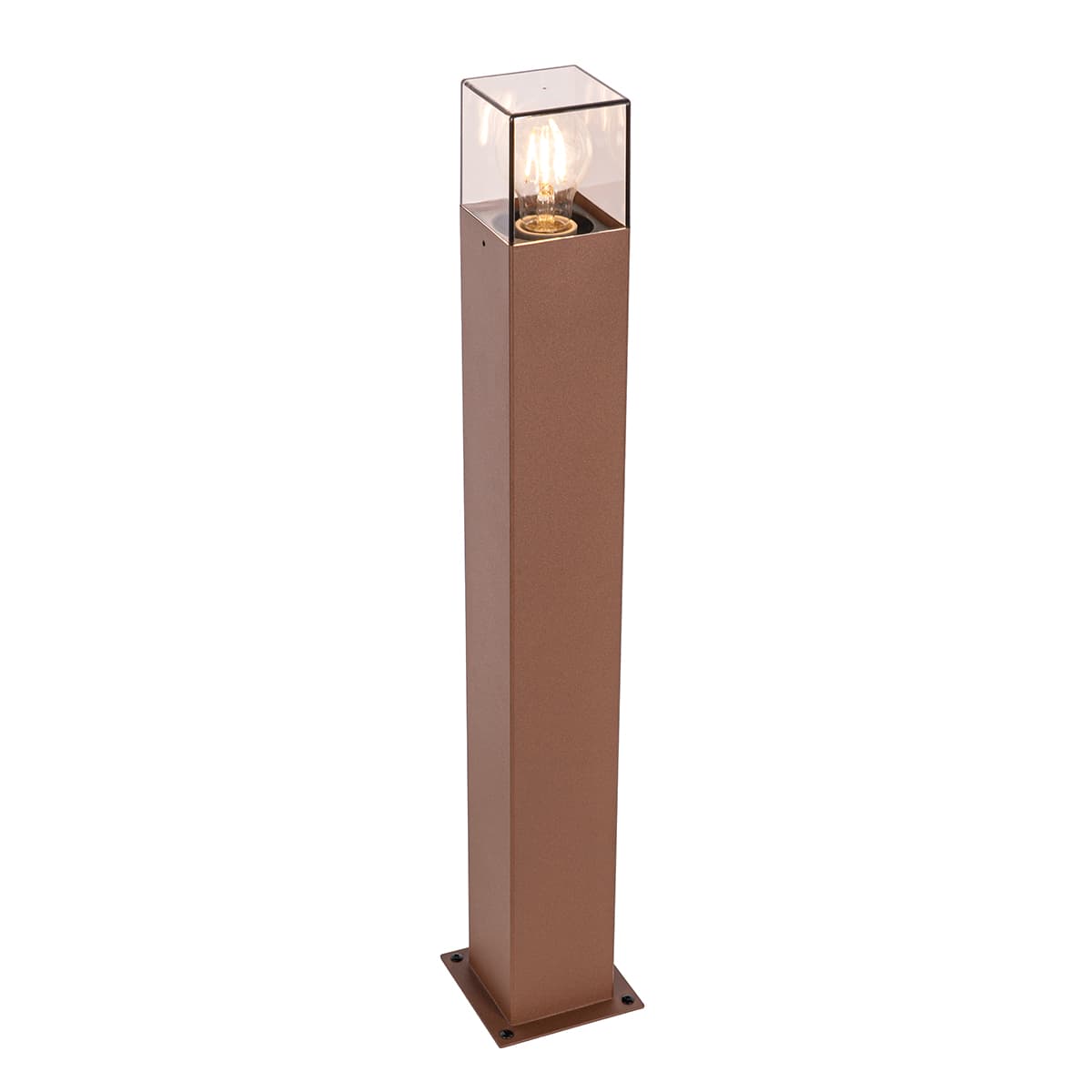 Priemyselná vonkajšia stojaca lampa hrdzavohnedá 70 cm IP44 - Denmark
