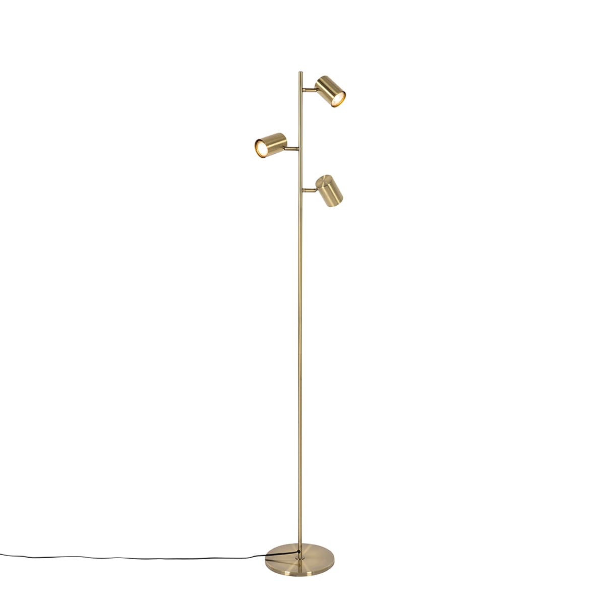 Moderná stojaca lampa bronzová 3-svetlo - Jeana 1
