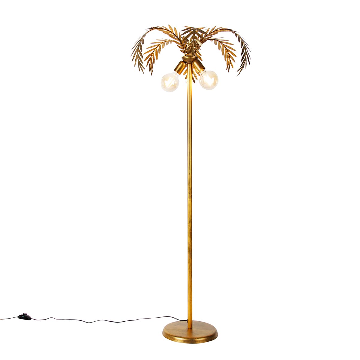 Inteligentná stojaca lampa zlatá 156 cm vrátane 2 Wifi G95 - Botanica 1