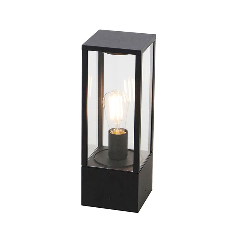 Inteligentná vonkajšia stojaca lampa čierna 40 cm IP44 vr. WiFi ST64 - Charlois