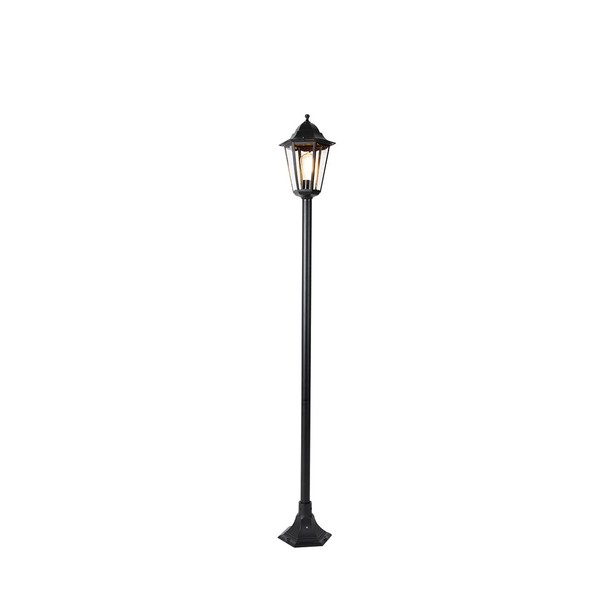 Inteligentná vonkajšia stojaca lampa čierna 170 cm vrátane WiFi ST64 - New Orleans 1