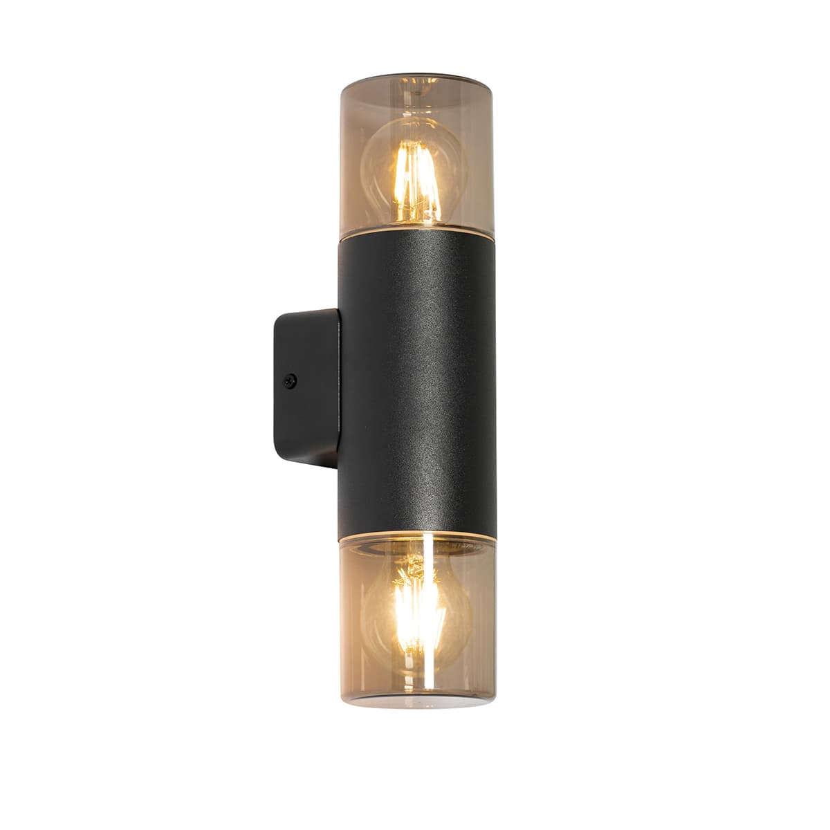 Moderná vonkajšia nástenná lampa čierna 2-svetlo IP44 - Odense