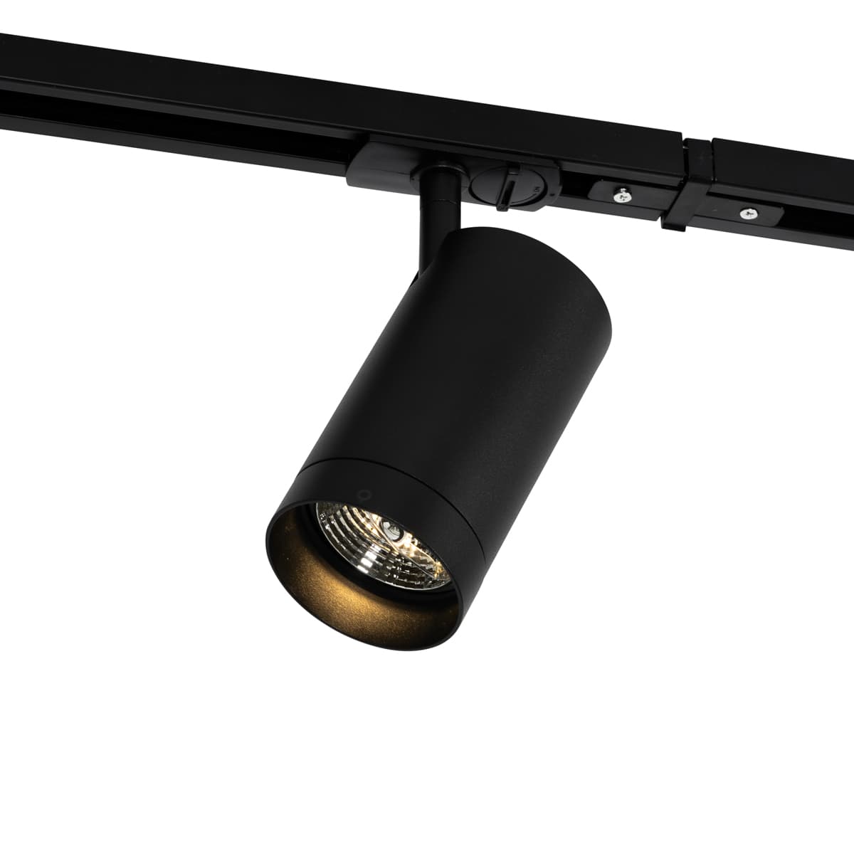 Moderný koľajnicový systém s 5 bodovými svetlami čierny 1-fázový GU10 70mm - Iconic Jeana Luxe