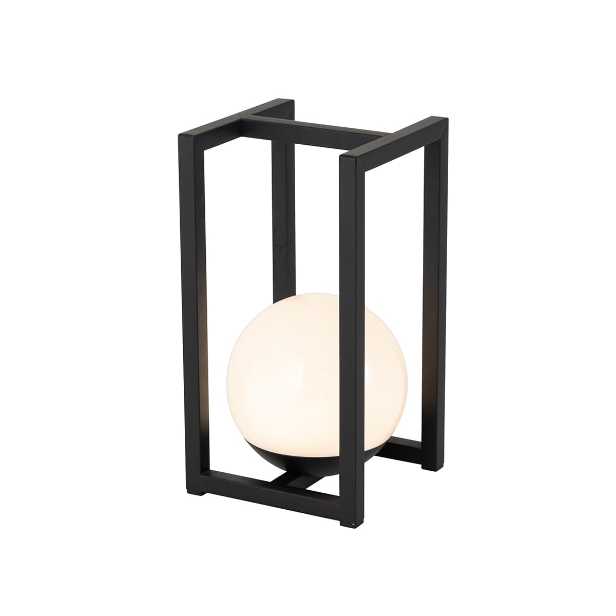 Vonkajšia stolná lampa čierna vrátane LED s dotykovým nabíjaním - Nowi