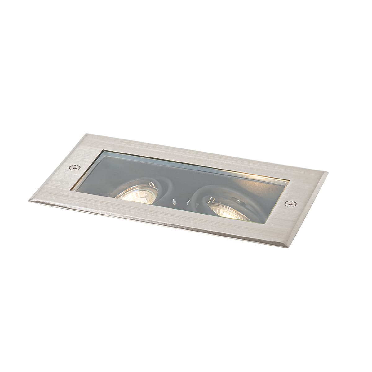 Inteligentné zemné bodové svietidlo oceľové 2-svetlá nastaviteľné IP65 vrátane Zigbee GU10 - Oneon