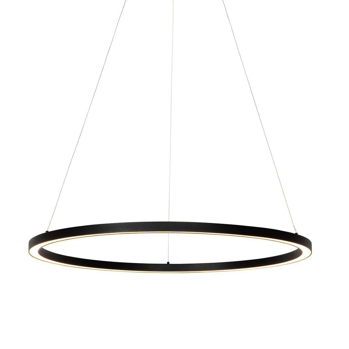 Závesné svietidlo čierne 80 cm vrátane LED 3-stupňové stmievateľné - Girello