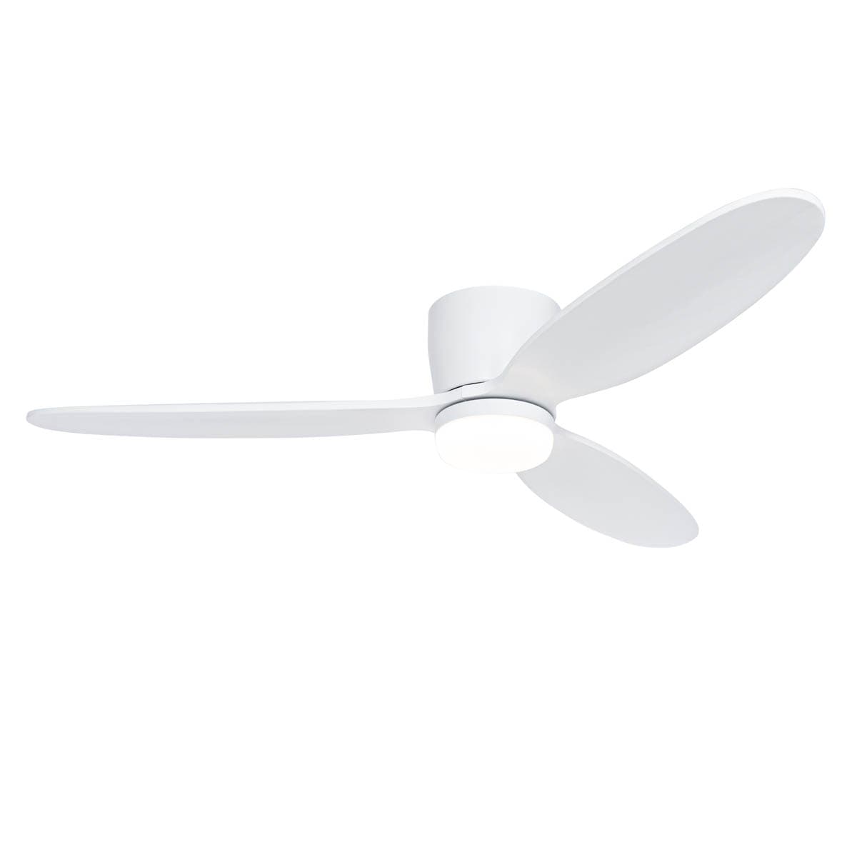 Inteligentný stropný ventilátor biely 132 cm vrátane LED CCT s diaľkovým ovládaním - Sofio 1