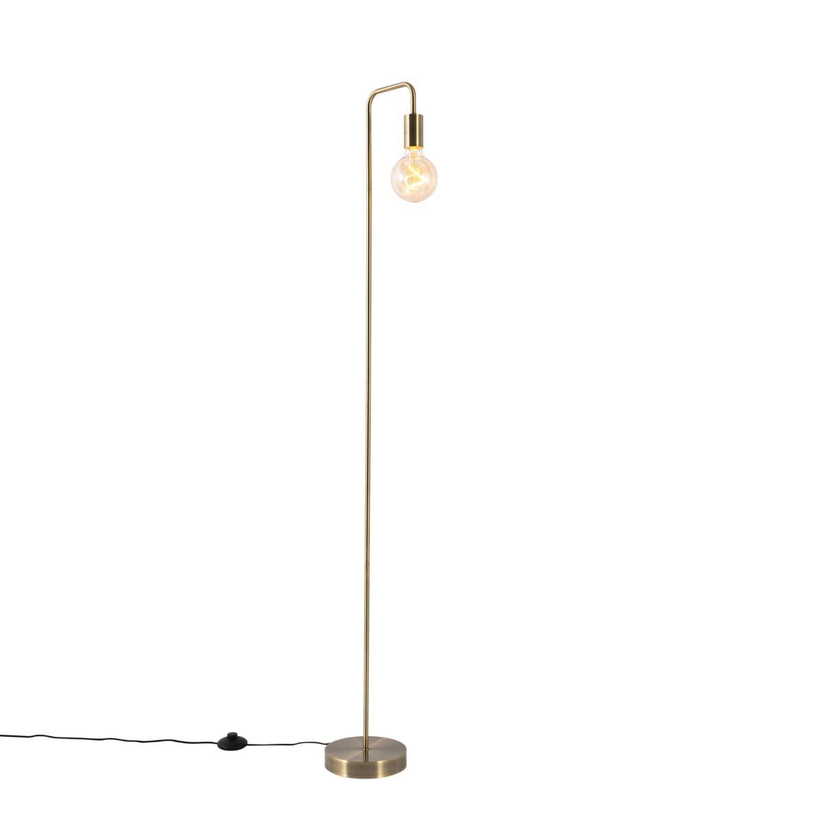 Moderná stojaca lampa bronzová - Facil 1