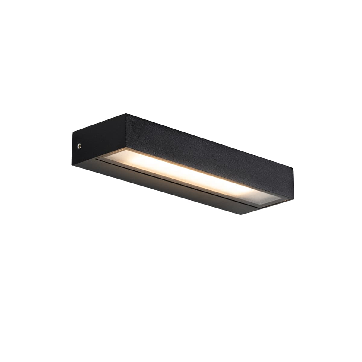 Moderné nástenné svietidlo čierne 22 cm vrátane LED IP65 - Hannah