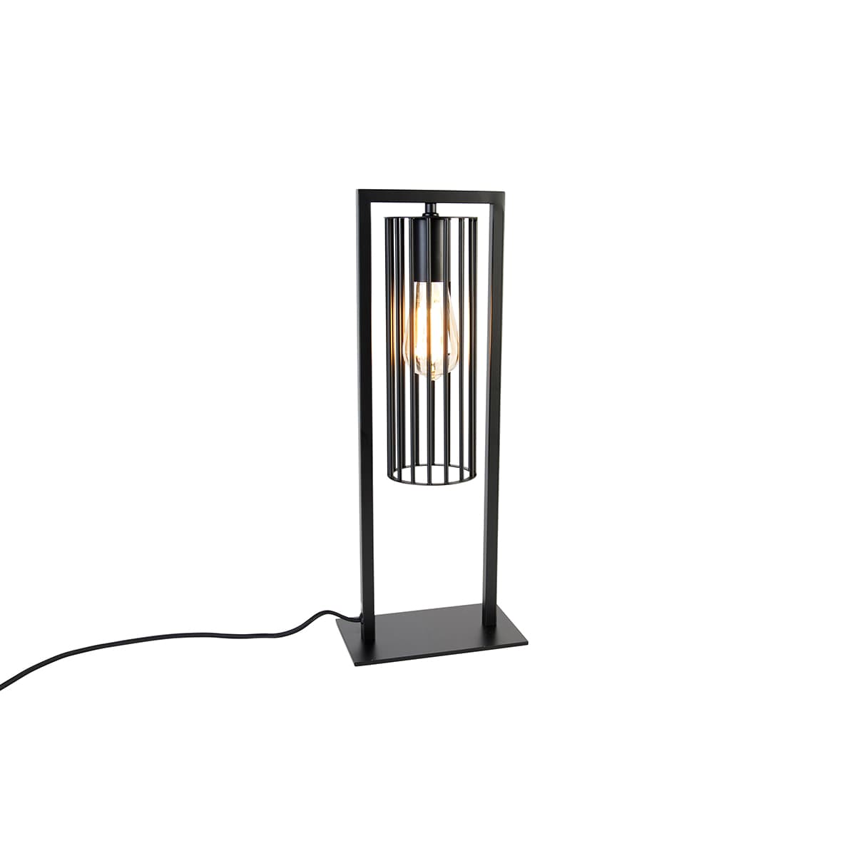 Inteligentná moderná stolná lampa čierna vrátane Wifi ST64 - Balenco Wazo