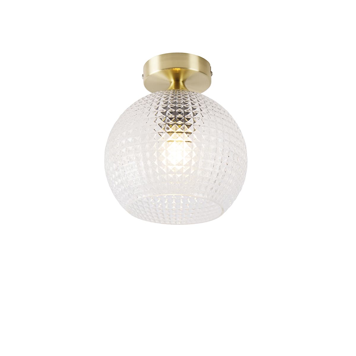 Inteligentné stropné svietidlo Art Deco mosadz vrátane Wifi A60 - Sphere 1