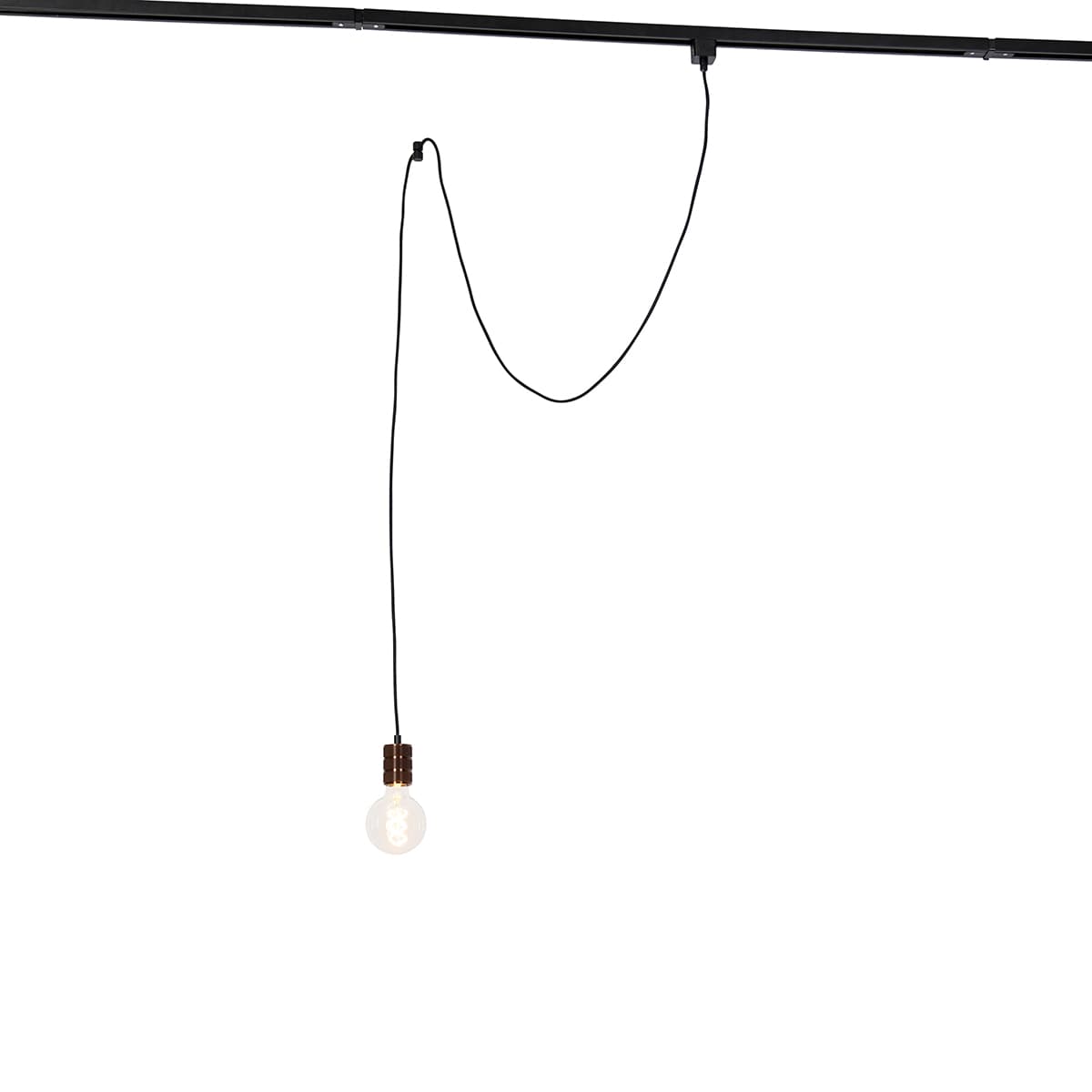Závesná lampa tmavý bronz pre koľajnicový systém 1-fázový - Iconic Cavalux 1
