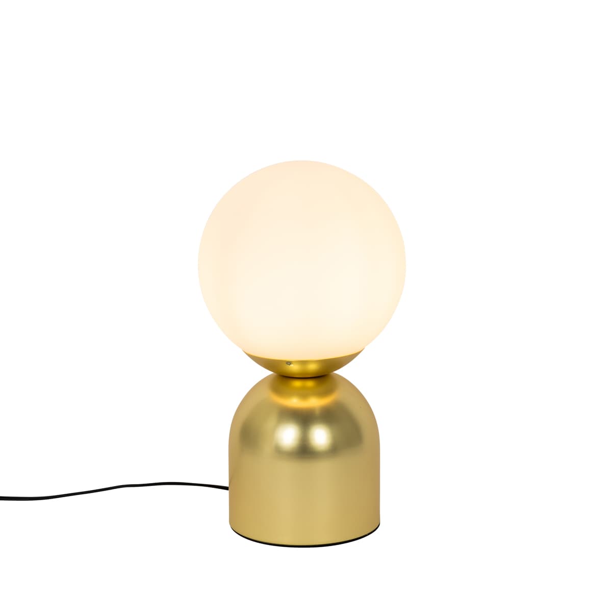 Stolná lampa Hotel Chic zlatá s opálovým sklom - Pallon Trend 1