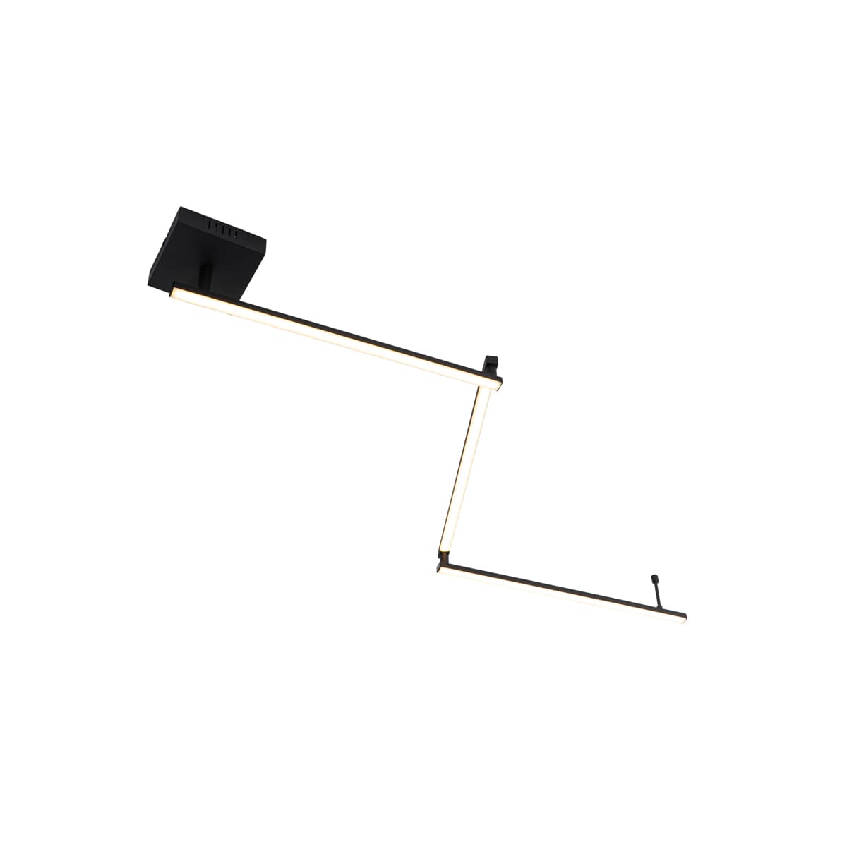 Stropné svietidlo čierne 150,8 cm vrátane LED 3-stupňové stmievateľné nastaviteľné - Annuschka 1
