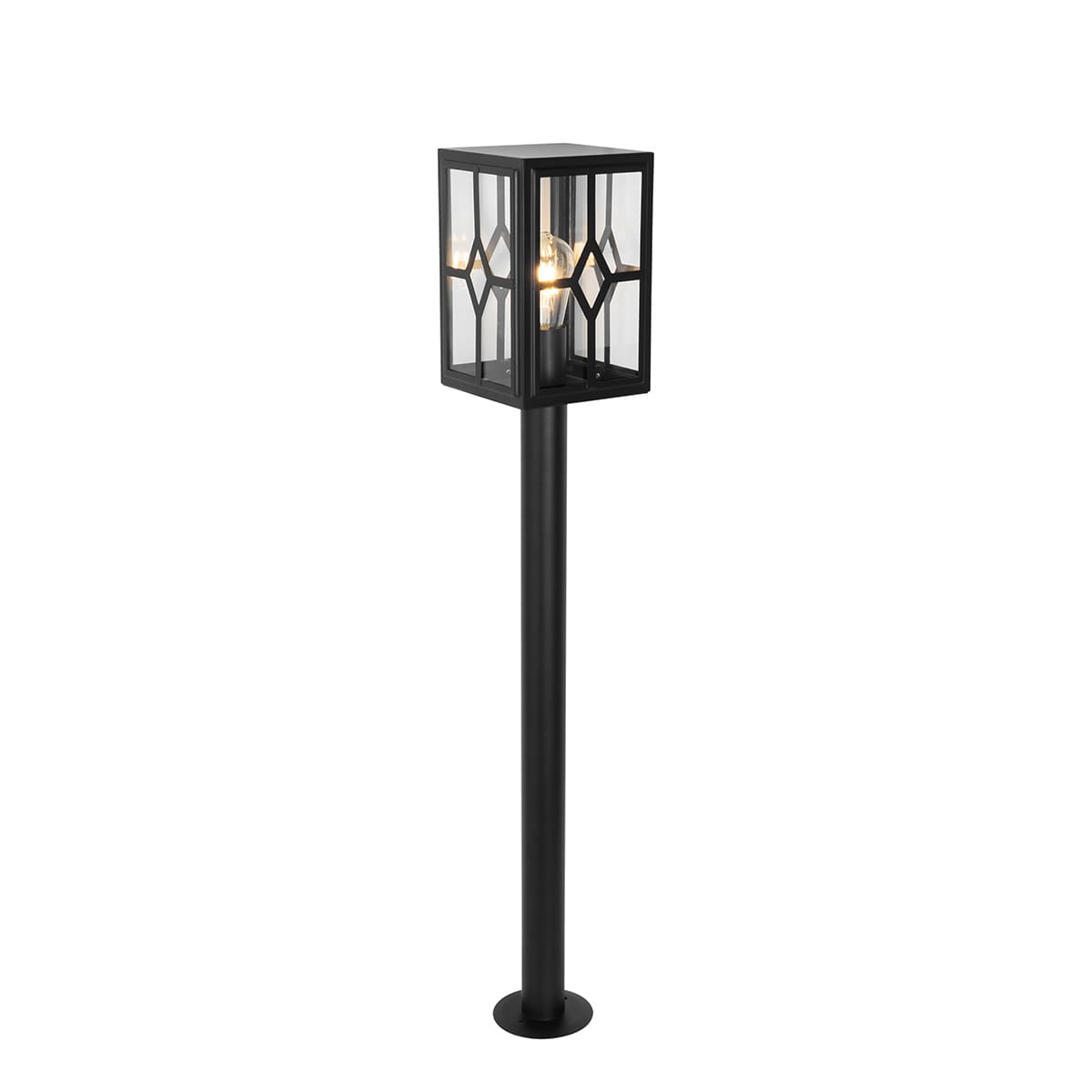 Klasická vonkajšia stojaca lampa čierna 100 cm IP44 - Dover