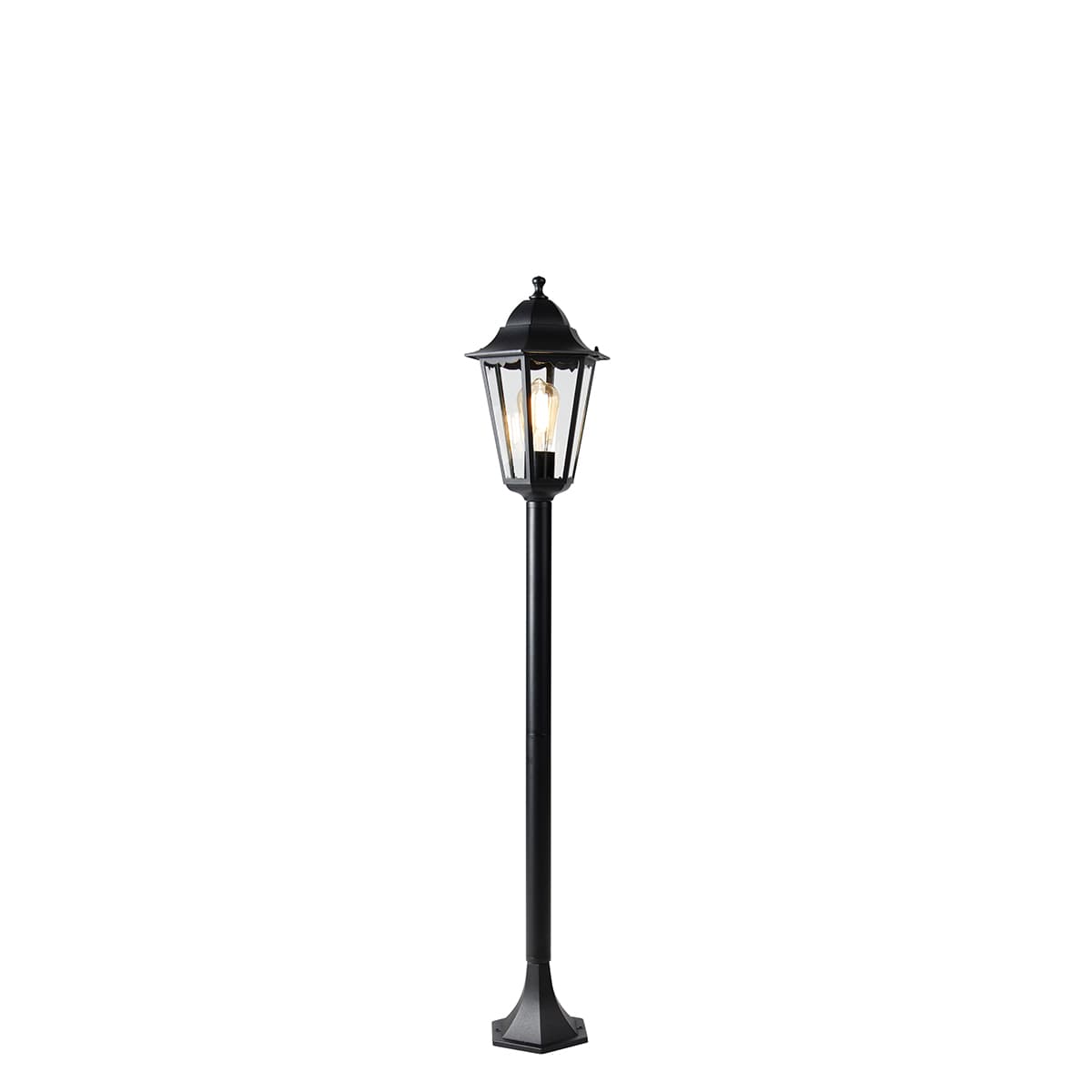 Inteligentný vonkajší stojaci lampáš čierny 120 cm vrátane WiFi ST64 - New Orleans