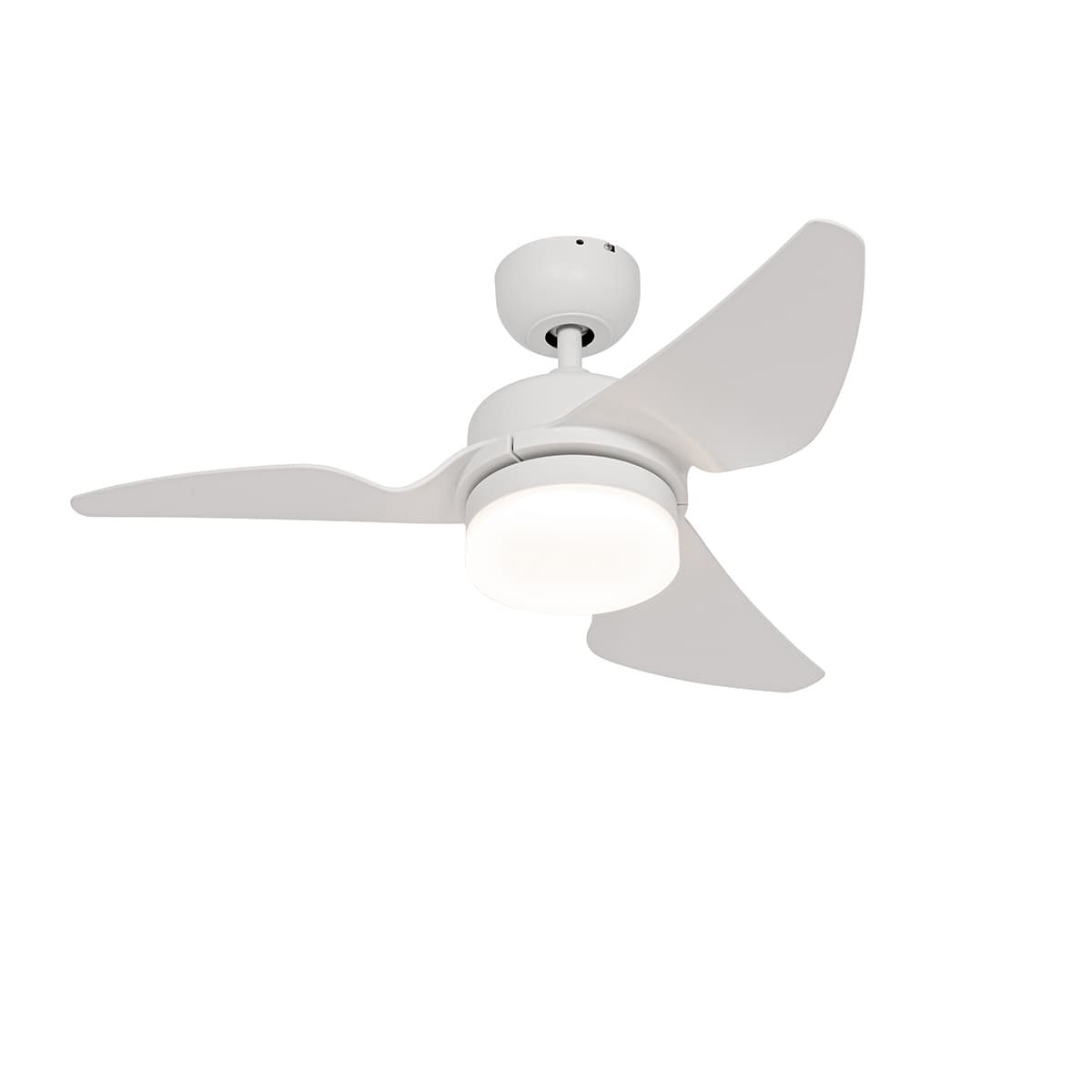 Stropný ventilátor biely 86,7 cm vrátane LED stmievateľný s diaľkovým ovládaním - Yuki 1