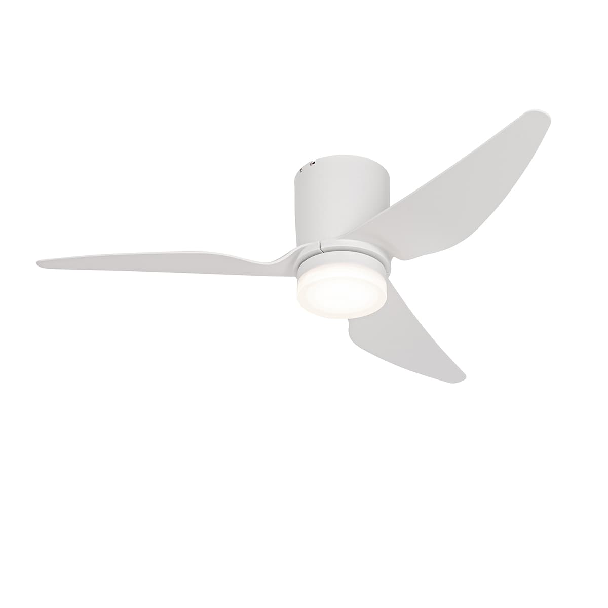 Stropný ventilátor biely 123 cm vrátane LED stmievateľný s diaľkovým ovládaním - Patty 1