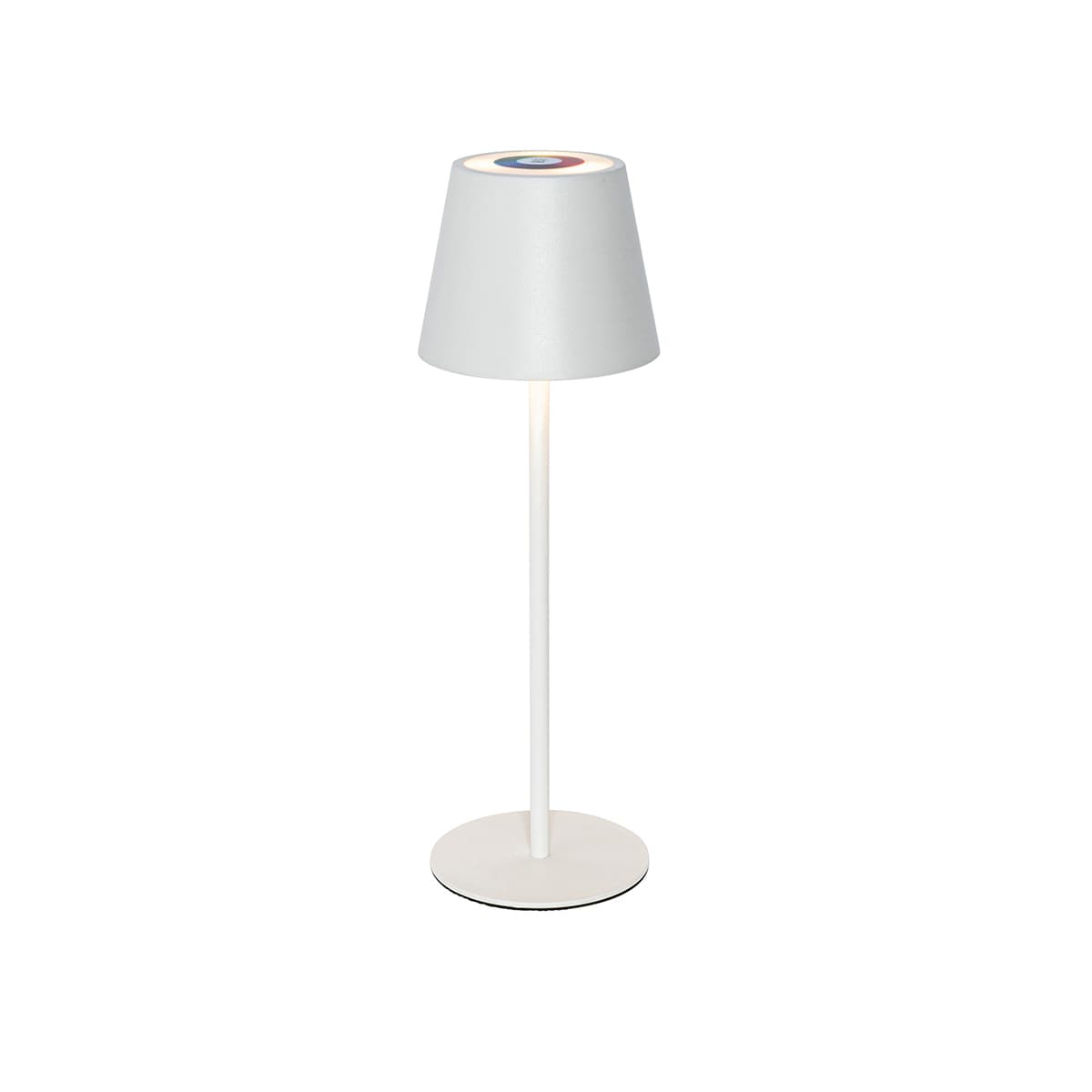 Stolná lampa biela vrátane LED stmievateľná a nabíjateľná RGB IP54 - Murdock
