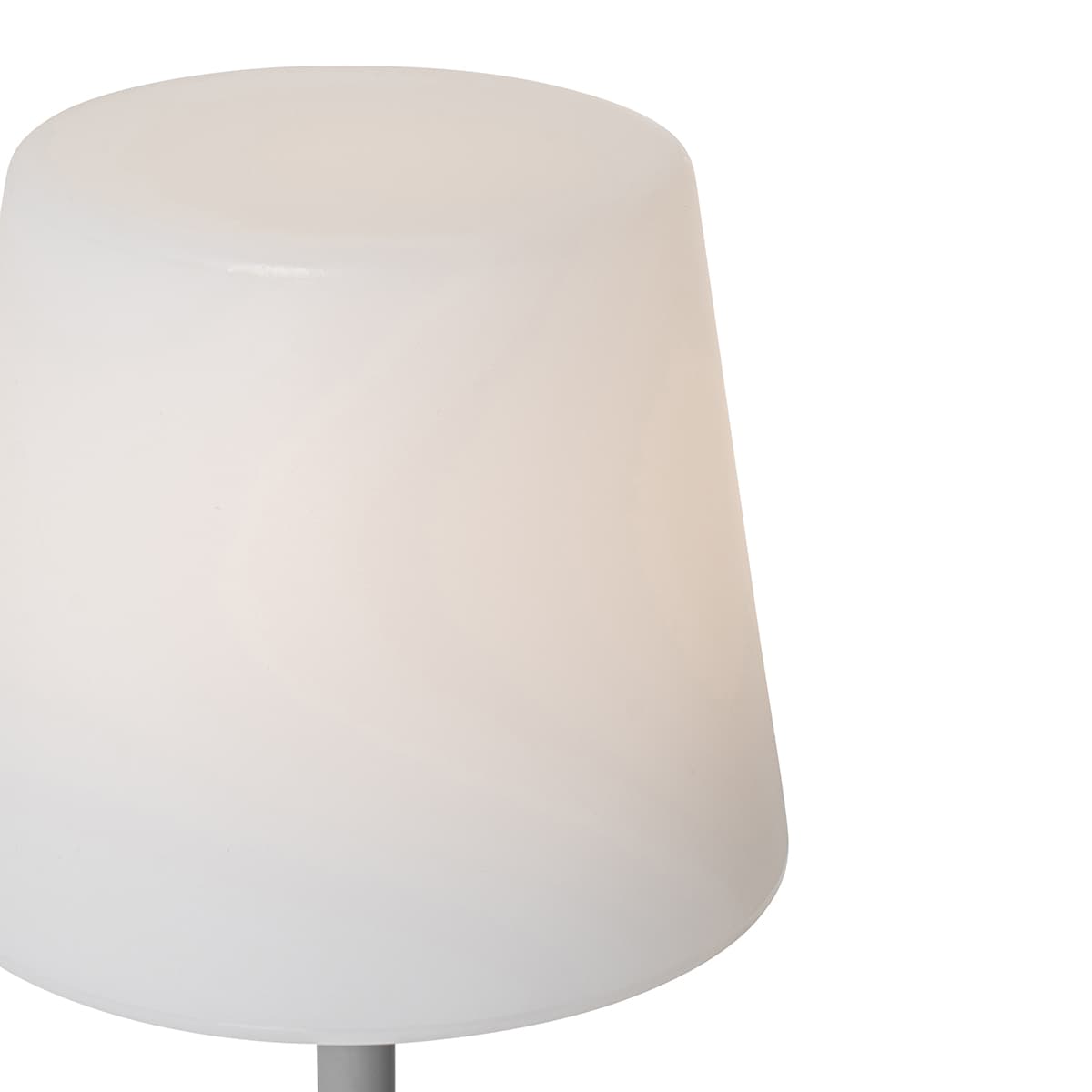Stolná lampa sivá nabíjateľná vrátane LED a stmievača IP54 - Jude