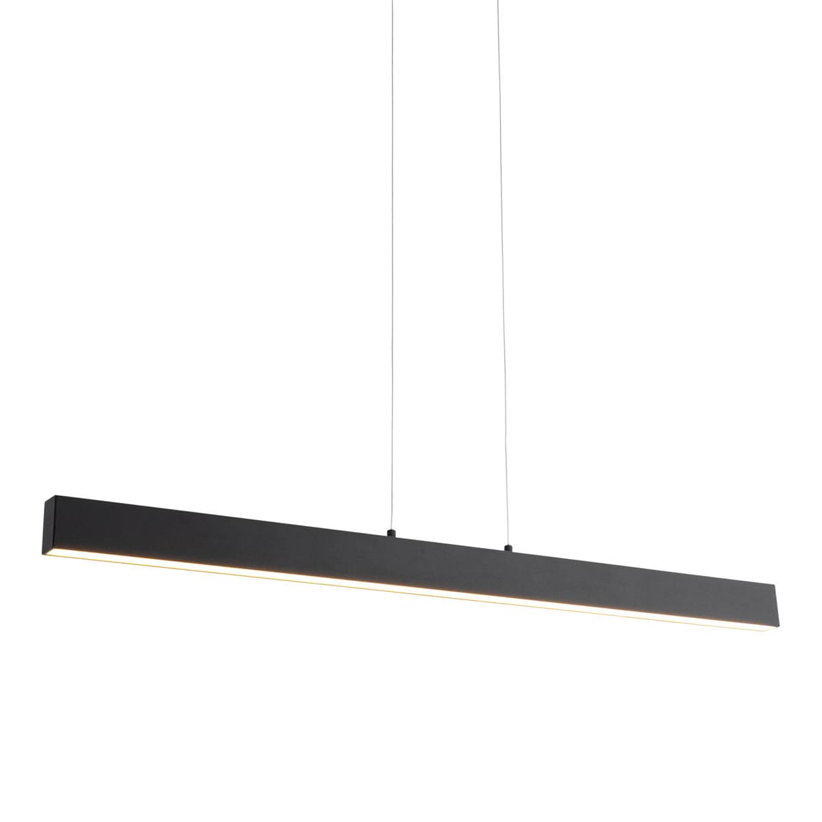 Závesná lampa čierna vrátane LED 3-krokové stmievanie 2700-4000K s prepínačom Dip - Keane