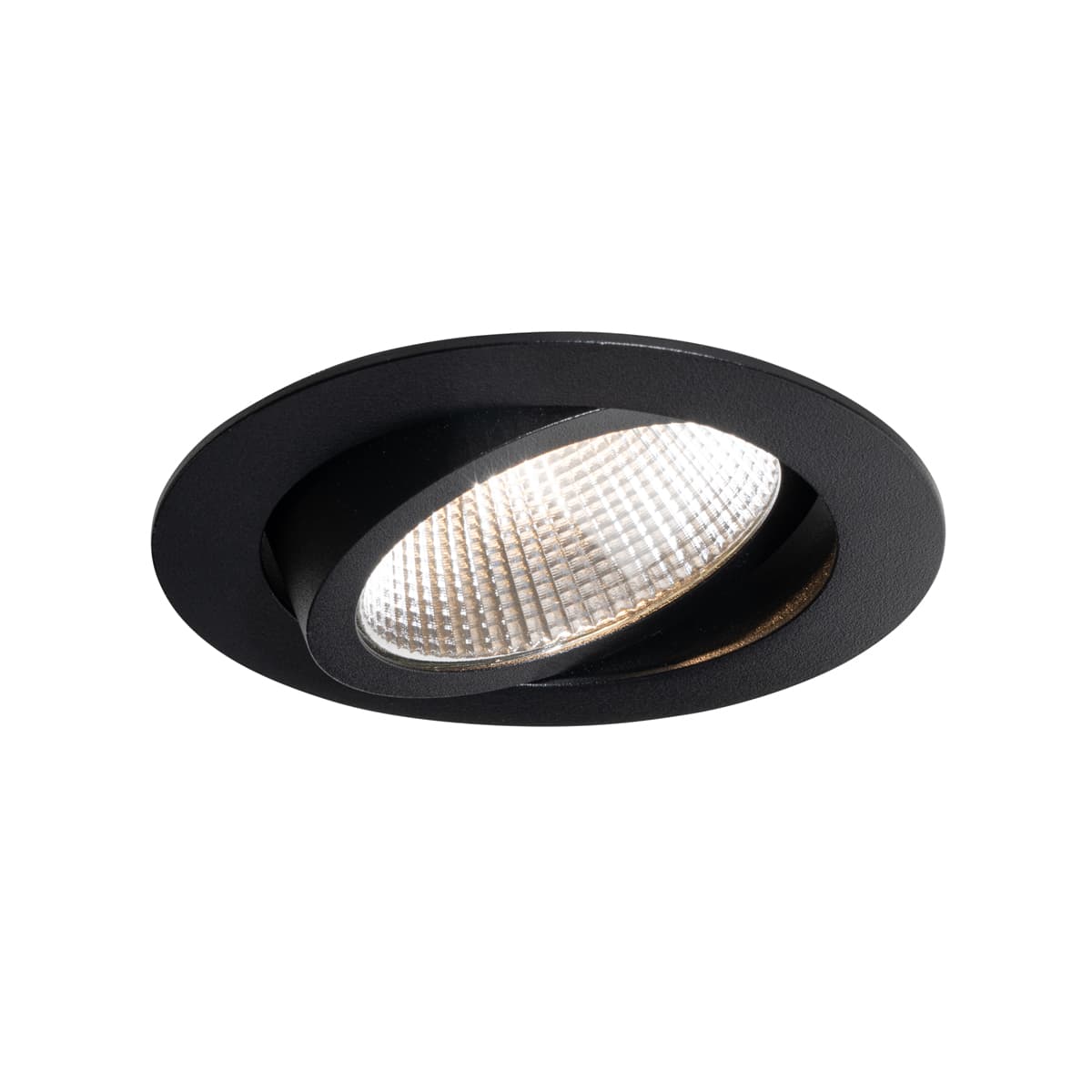 Zapustené bodové svietidlo čierne 9,5 cm vrátane LED 1015 lm stmievateľné IP65 - Gaius 1