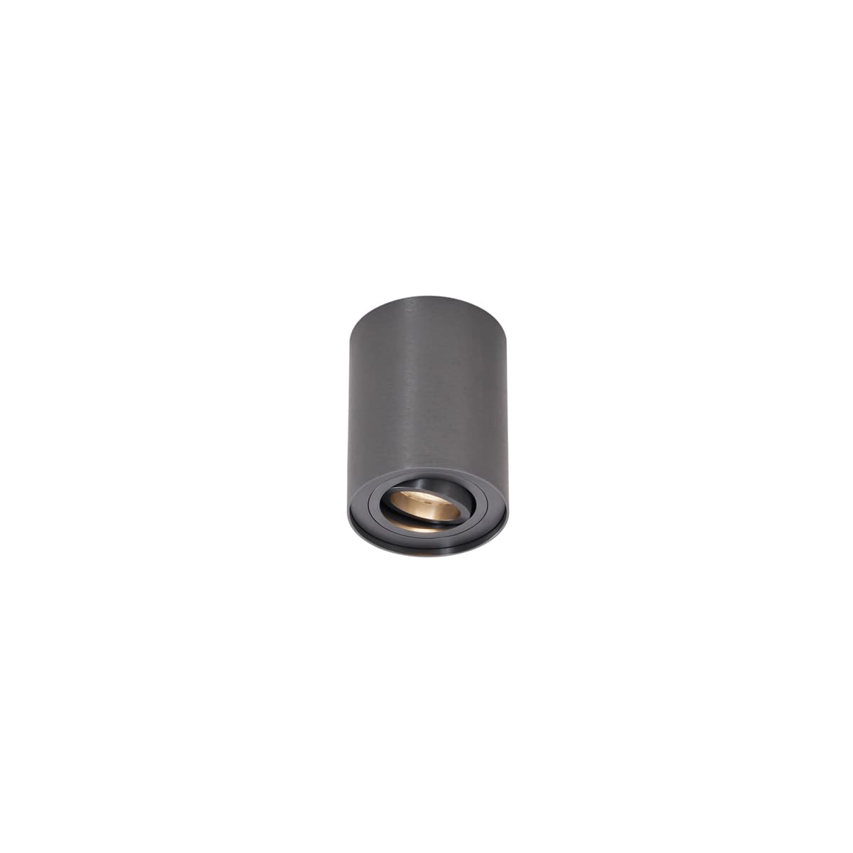 Moderné zapustené bodové svetlo tmavosivé GU10 50 mm výkyvné - Rondoo Up